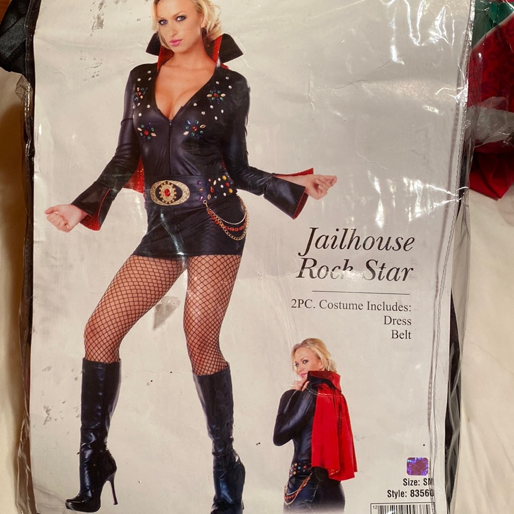 Jailhouse rock star costume